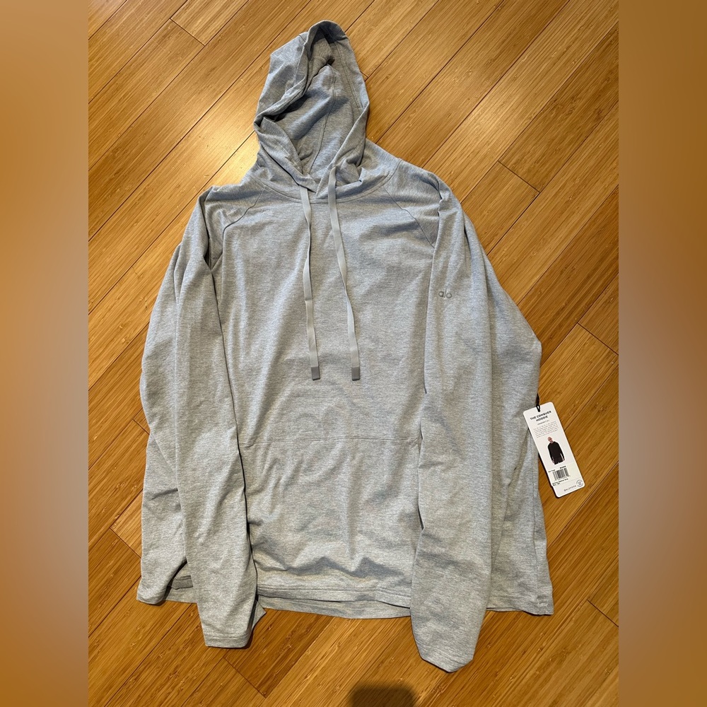 Alo Men’s The Conquer Hoodie - Heather Grey